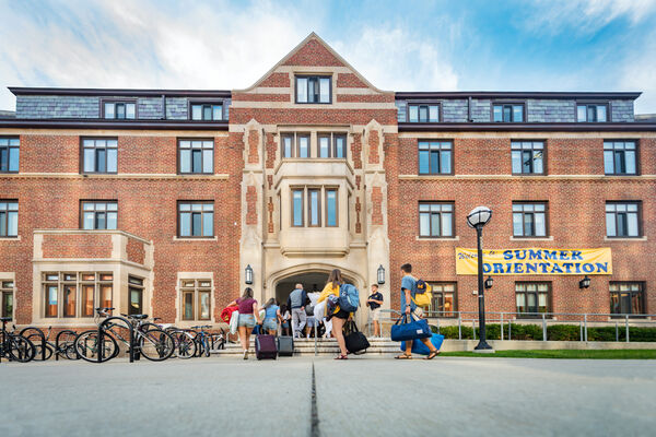 The front entrance of East Quad